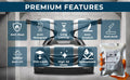 3TON 14H Advanced Graphene Coating โ SiO2 Ceramic Kit for Cars, Boats & Motorcycles | Anti-Scratch Hydrophobic Protection