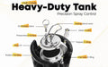 3TON 3-Gallon PPF Tank Sprayer – Stainless Steel High-Pressure Compression Pump with Gauge for Paint Protection Film & Tint