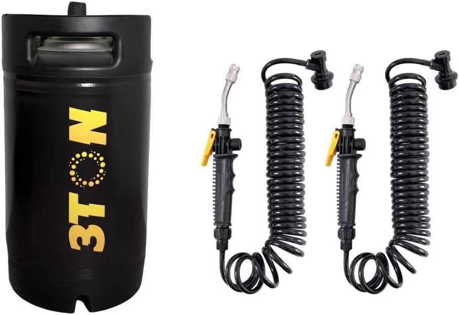 3TON 3-Gallon PPF Tank Sprayer – Stainless Steel High-Pressure Compression Pump with Gauge for Paint Protection Film & Tint