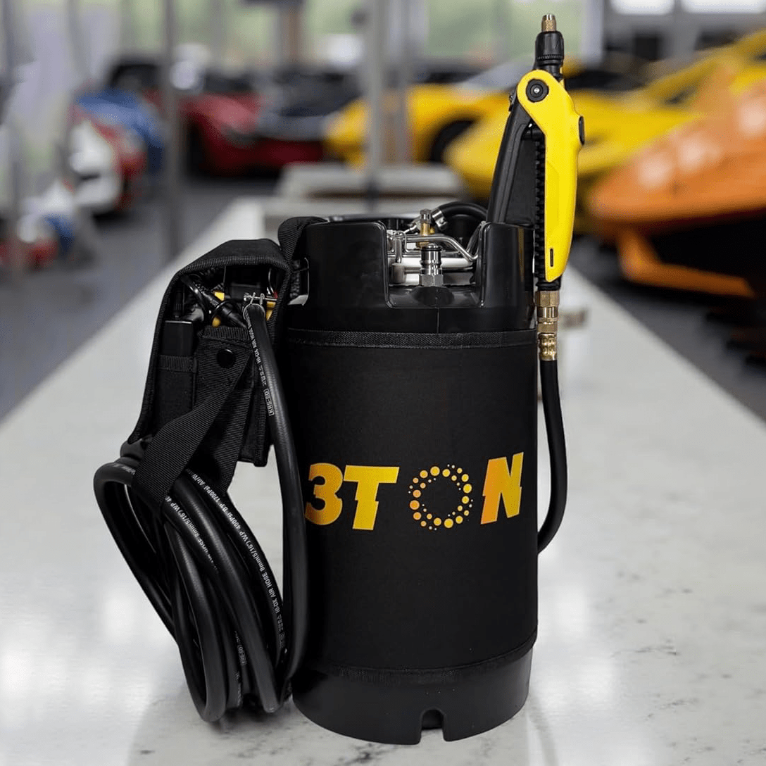 Upgraded 3TON 3-Gallon PPF Tank with Airless Electronic Spray System β Stainless Steel High-Pressure Sprayer for Tint & Film