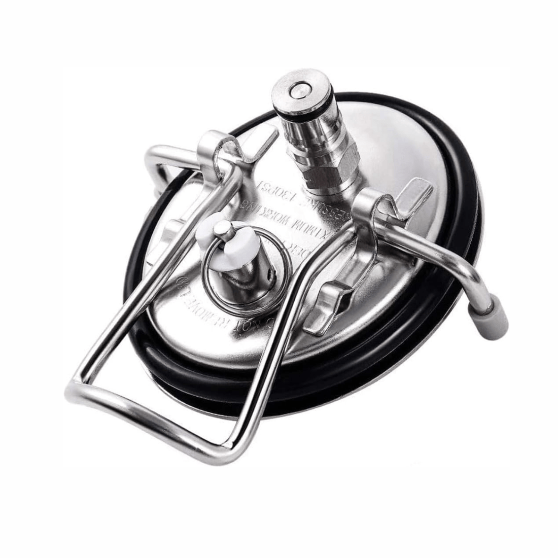 3TON Stainless Steel Keg Lid – High-Pressure Replacement Tank Cover with New O-Ring for PPF & Window Tint Sprayer Tanks